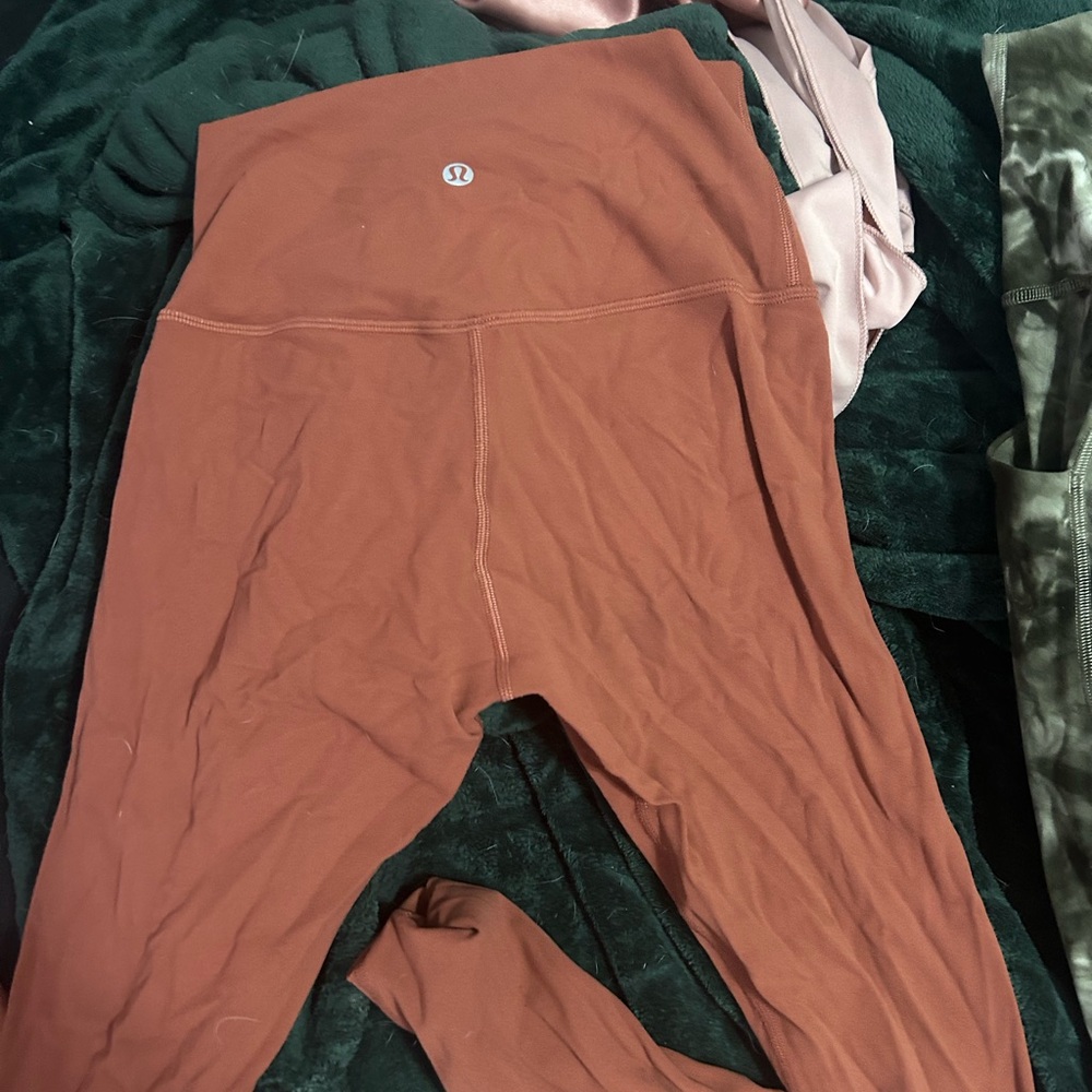 lululemon athletica Rust Leggings